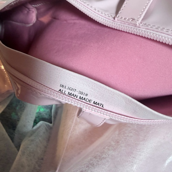 Pleaser Adore baby pink Patent Thigh High Boots - 5”1/2 Heel - Size 8 - Picture 3 of 13